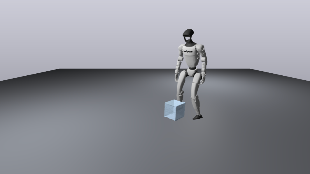 OmniRetarget Simulation Screenshot