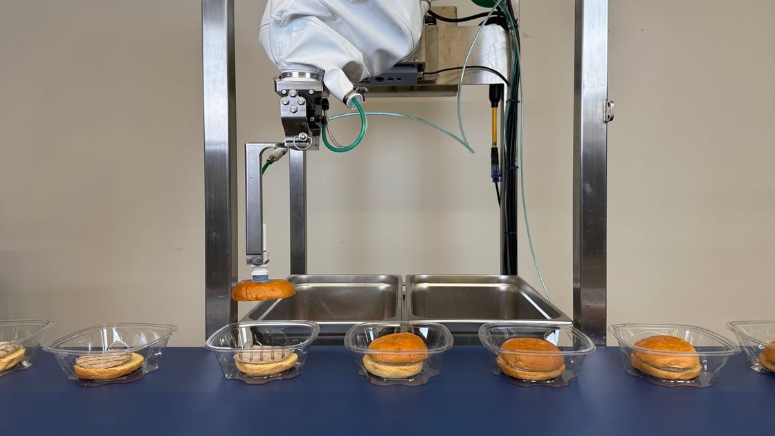 Chef Robotics Burger Assembly Line