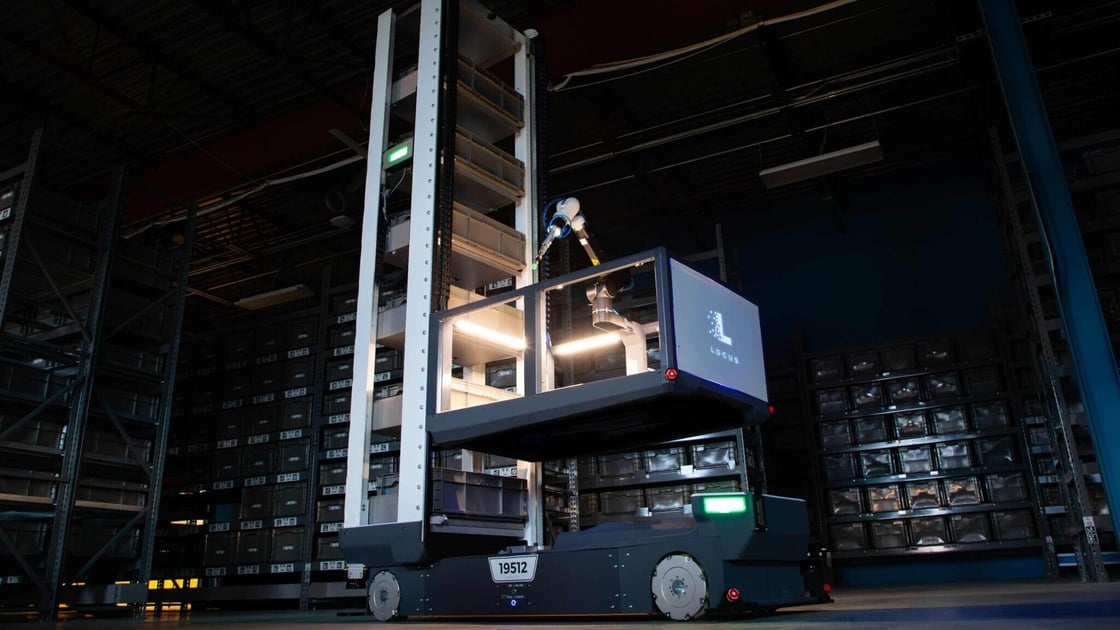 Locus Array Robot in Dark Factory