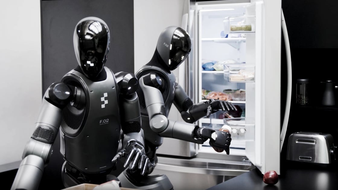 Figure Humanoids Raiding Fridge