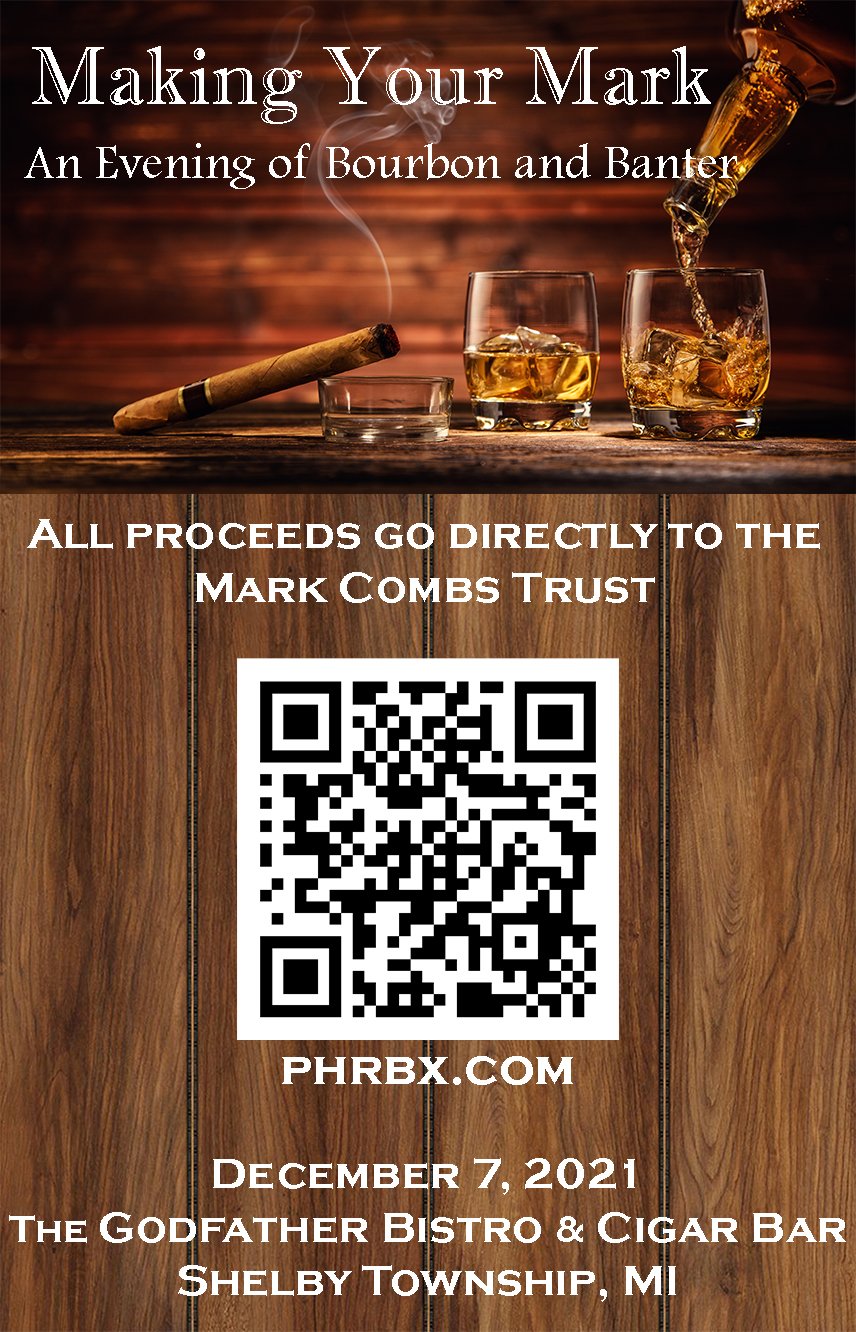 An Evening of Bourbon and Banter | All Proceeds go directly to the Mark Combs Trust