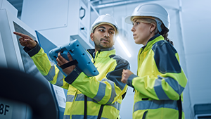 Safety-training-man-and-woman-with-pendant