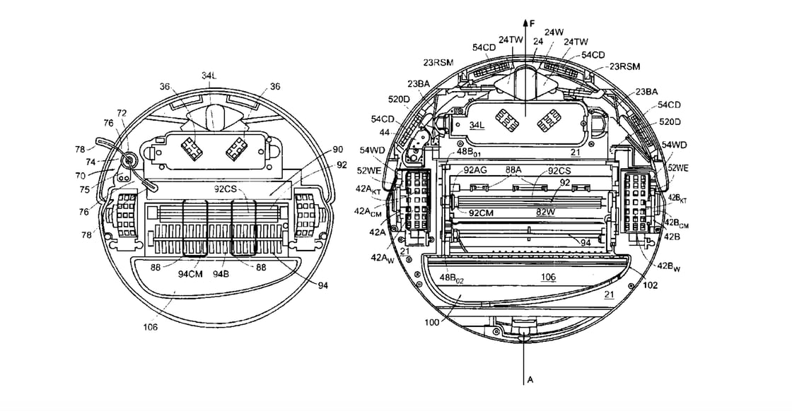 Roomba Patent Drawings